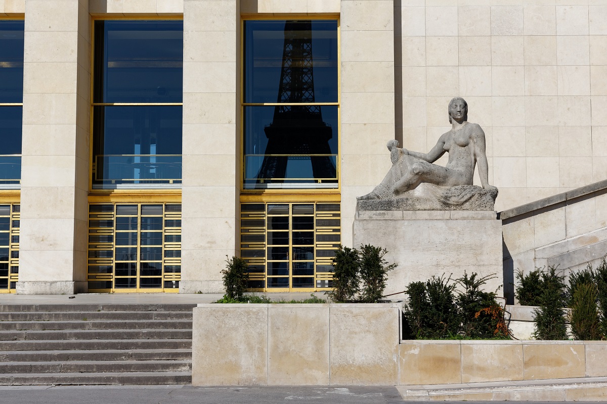 Palais de Chaillot côté tour Eiffel