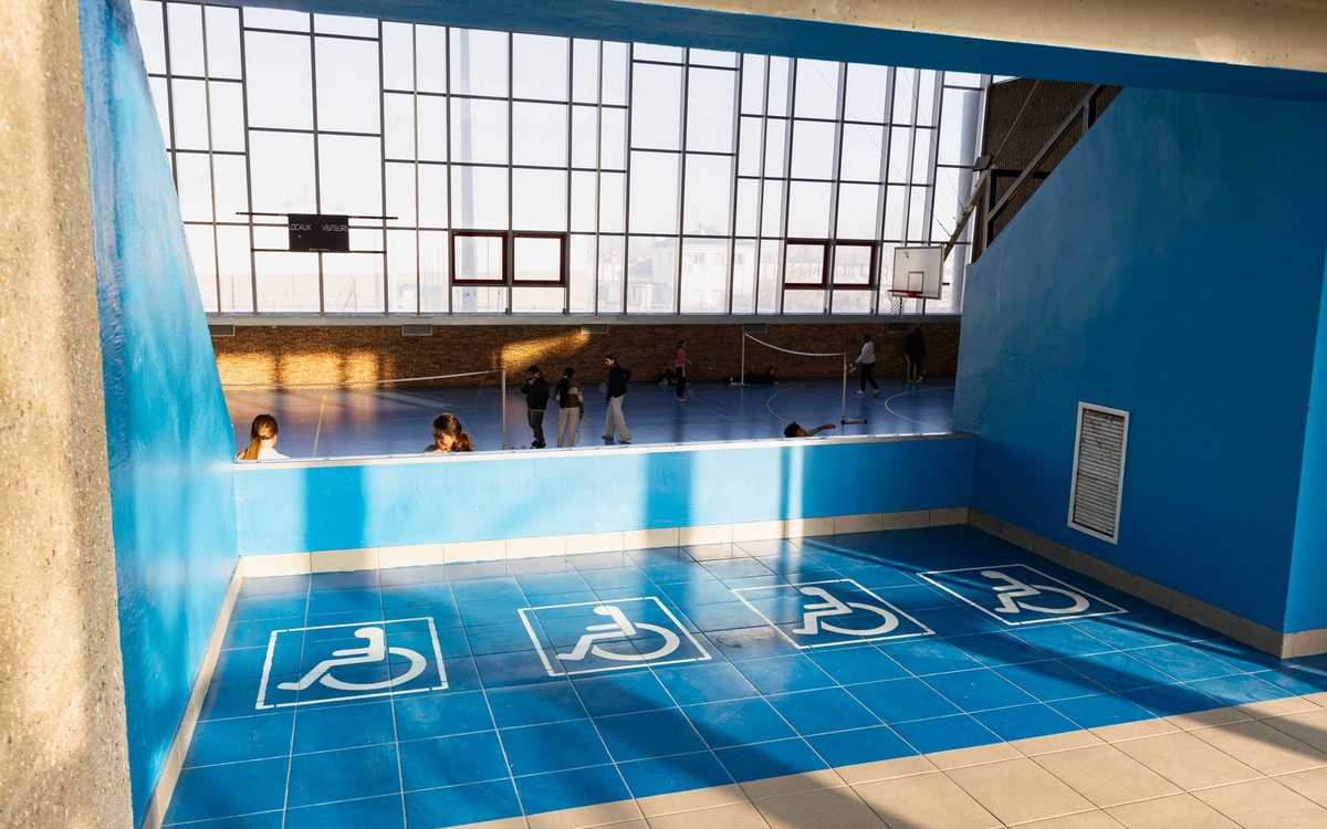 Rénovation du centre sportif Bertrand Dauvin (18e), futur site d'entraînement sportif JO 2024