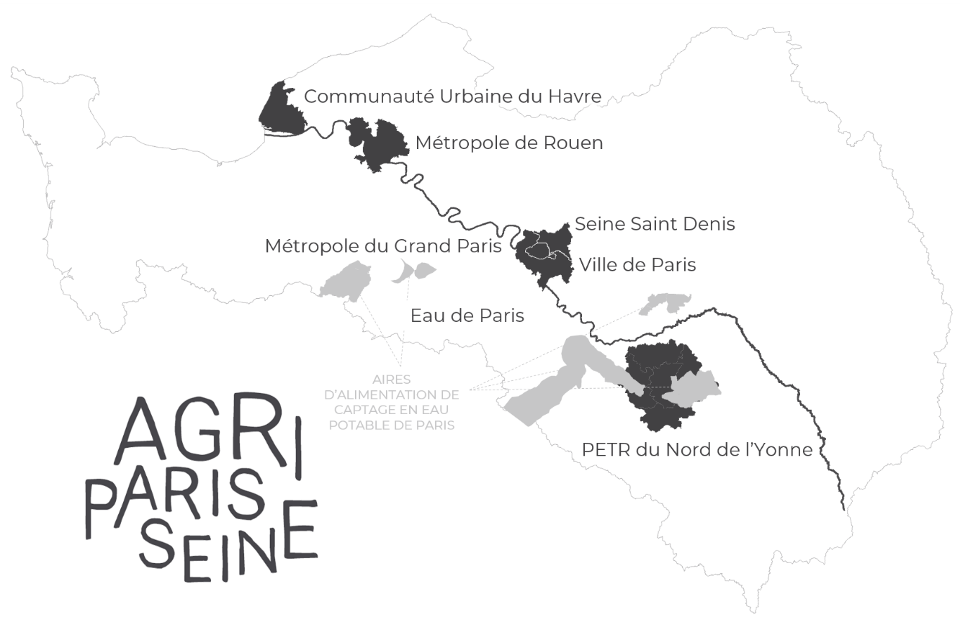 Carte AgriParis Seine.