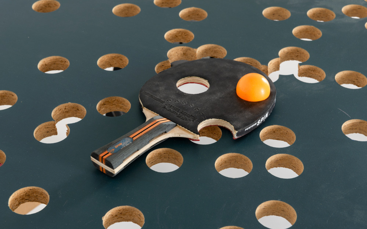 Richard FAUGUET Sans titre (table de ping-pong) 2001 Sculpture