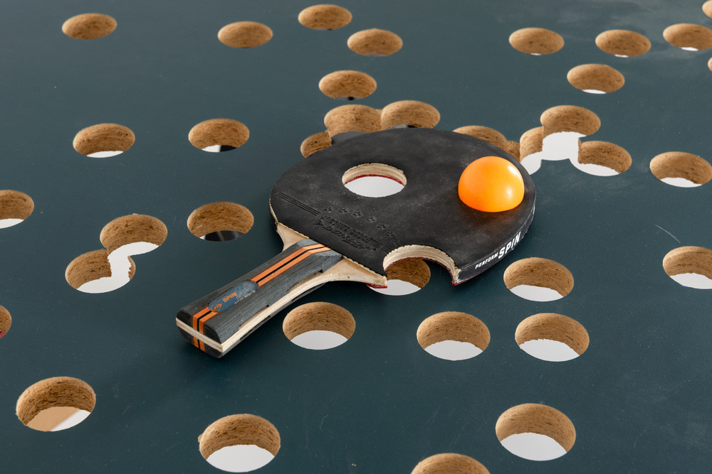 Richard FAUGUET Sans titre (table de ping-pong) 2001 Sculpture
