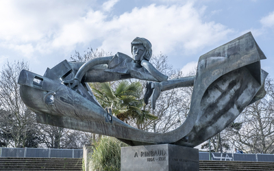 Statue Printemps des poètes, ici celle d'Arthur Rimbaud