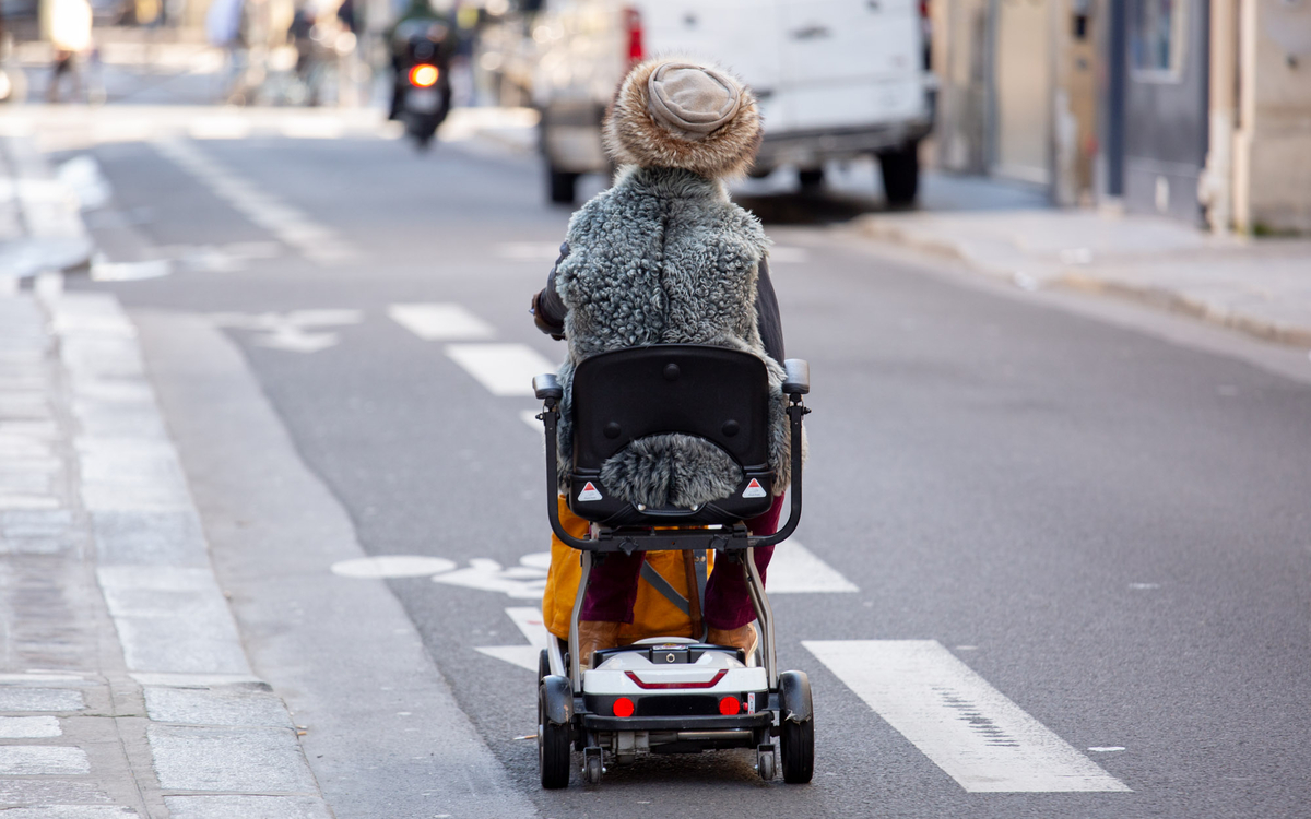 Une personne en situation d'handicap. 
