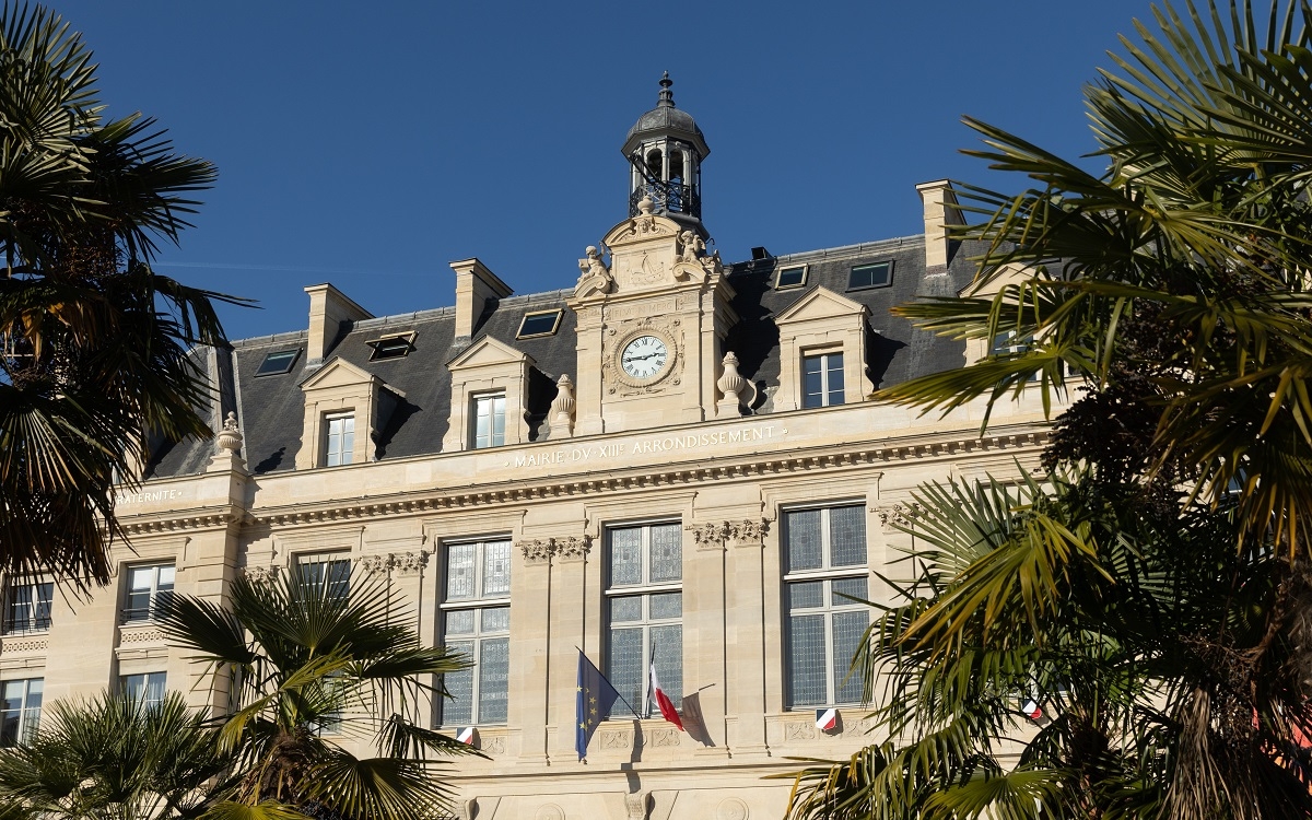 Façade de la mairie du 13e arrondissement de Paris
