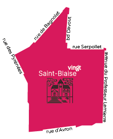Plan quartier Saint-Blaise