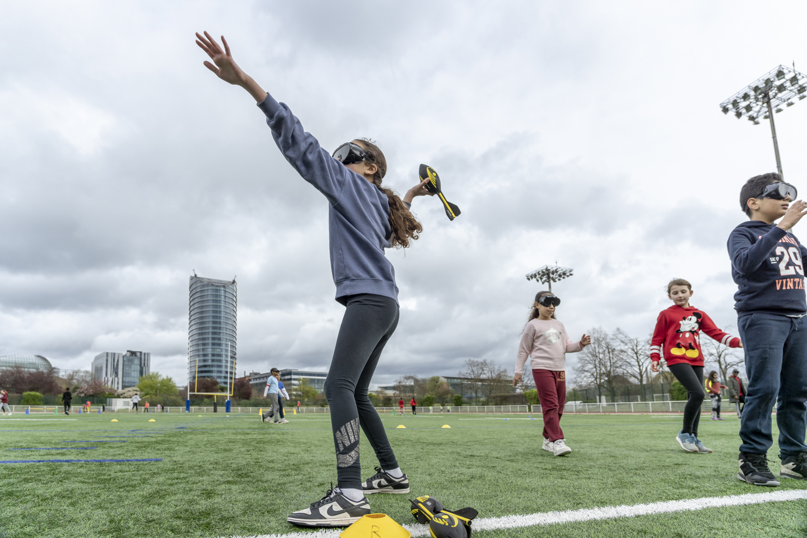 Atelier de sport en cécitén