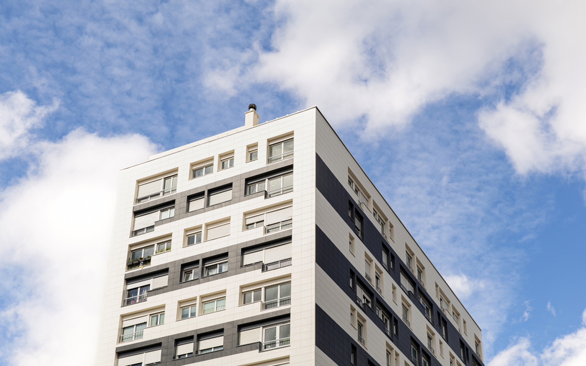 Immeuble 20 rue d'Arcueil, lauréat du dispositif EcoRénovons Paris.