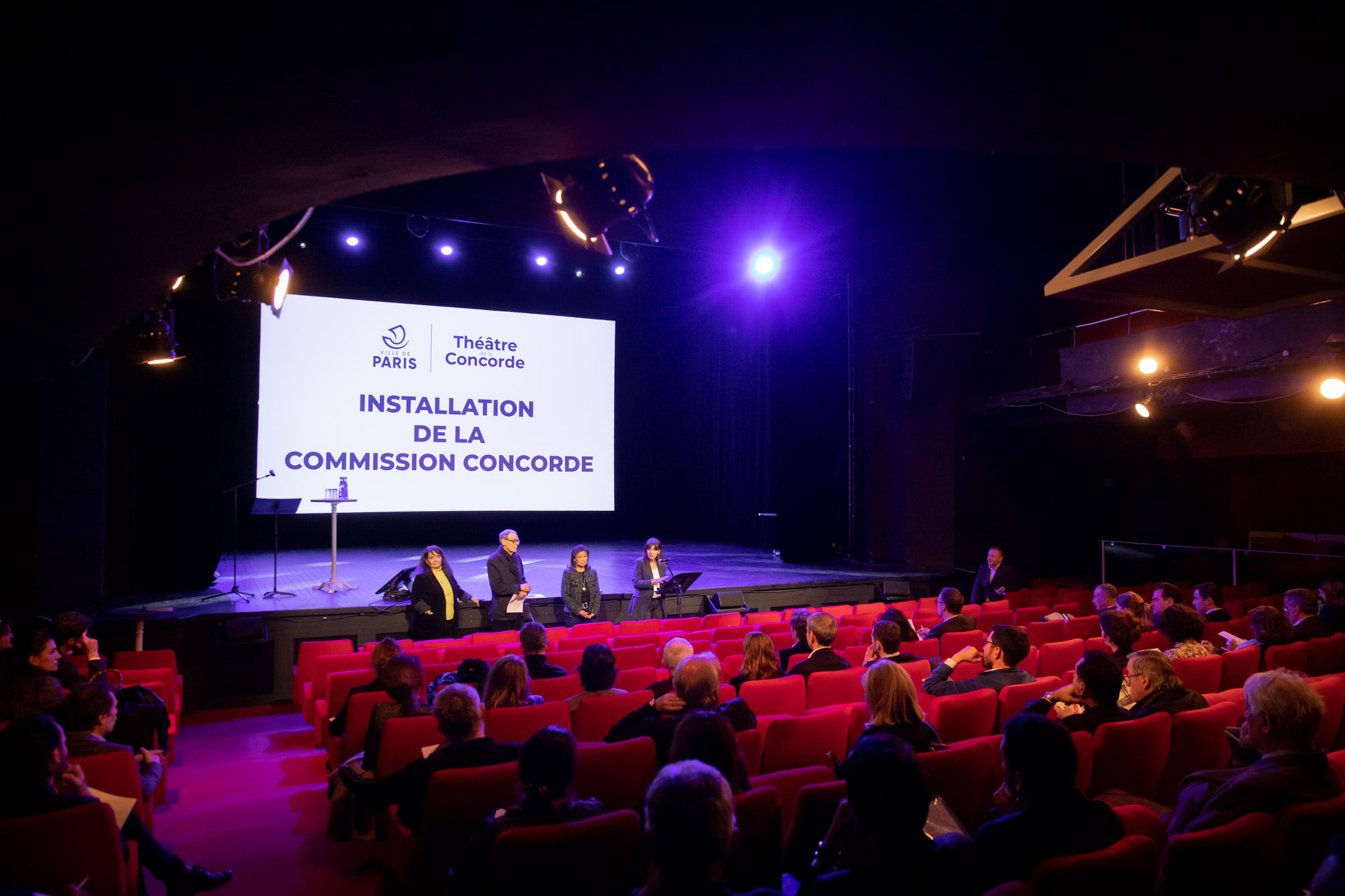 Lancement de la commission d'experts pour le renouveau de la place de la Concorde au Théâtre de la Concorde