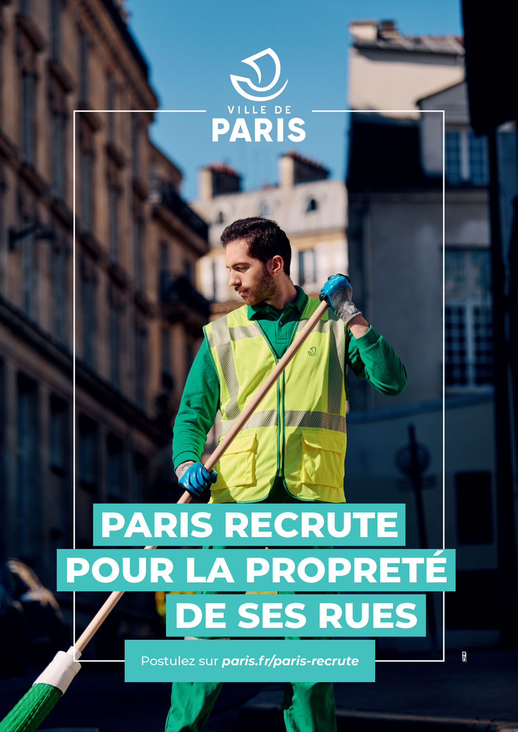 Affiche campagne de recrutement-Propreté