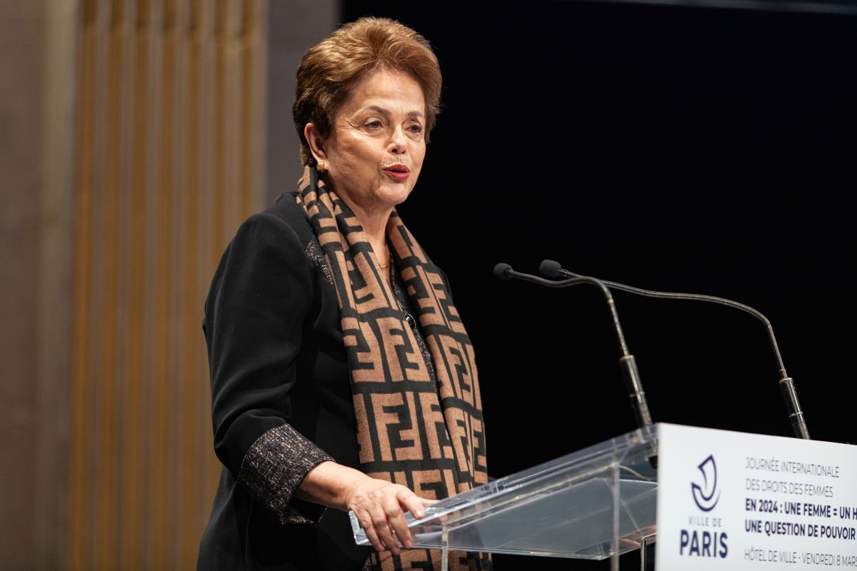 « L’égalité des genres doit être présente partout afin de créer les conditions pour une vraie égalité  sociale et raciale », Dilma Roussef, économiste et femme d'État brésilienne, le 8 mars 2024.