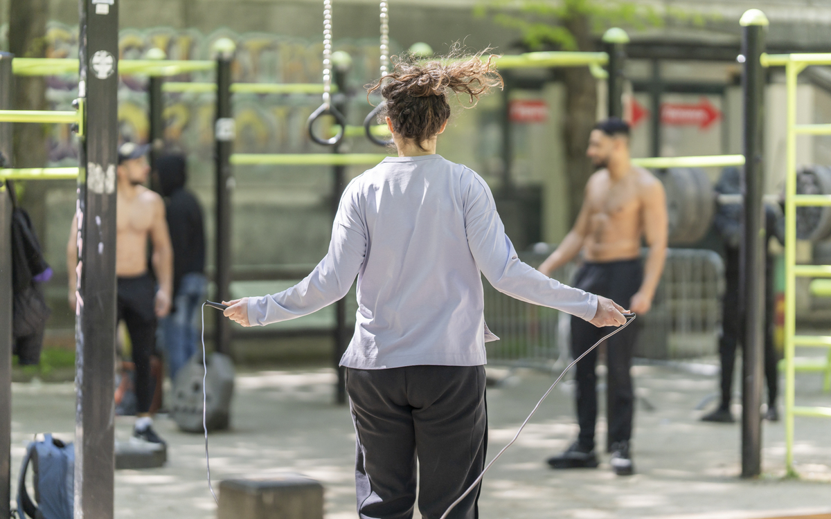 Street workout au parc de Bercy