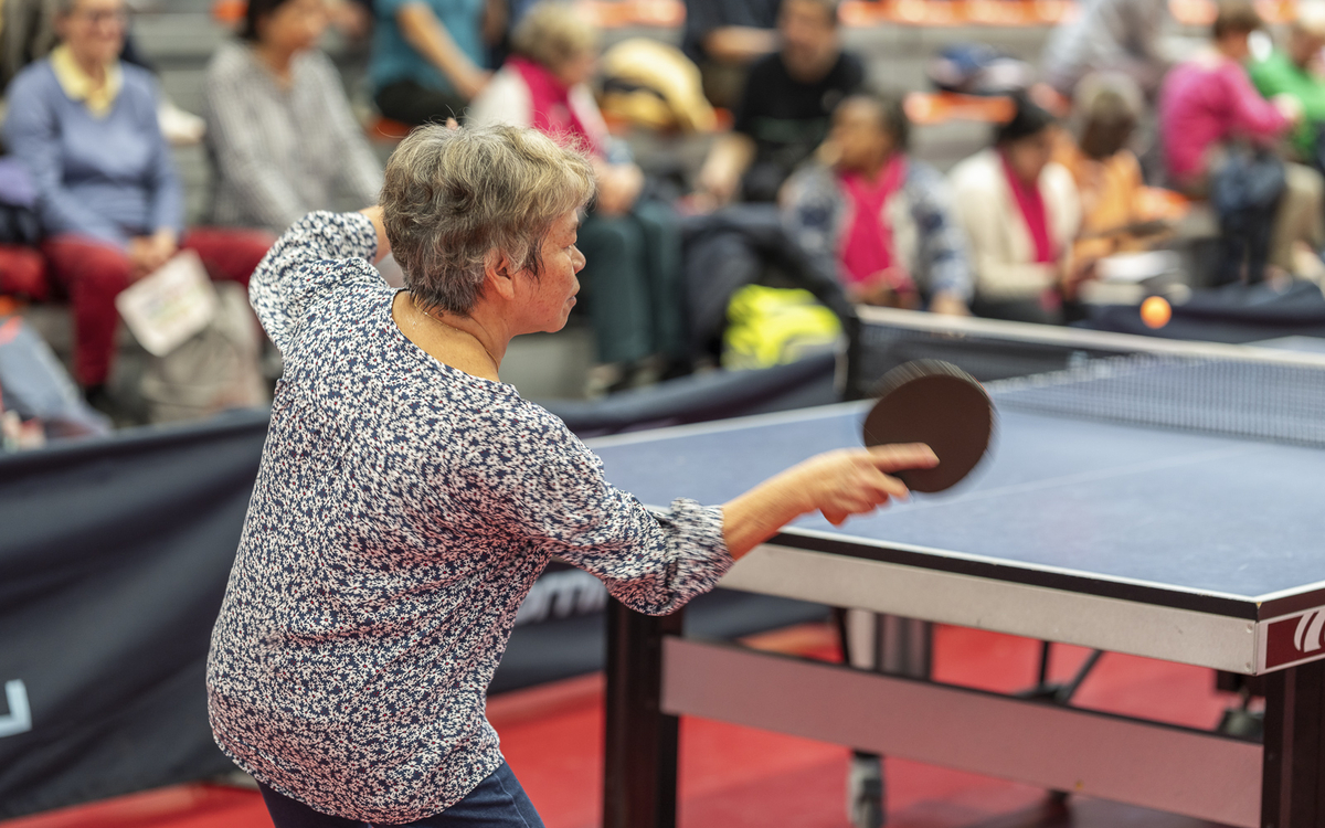 Tournoi au Paris 13 tennis de table des clubs séniors