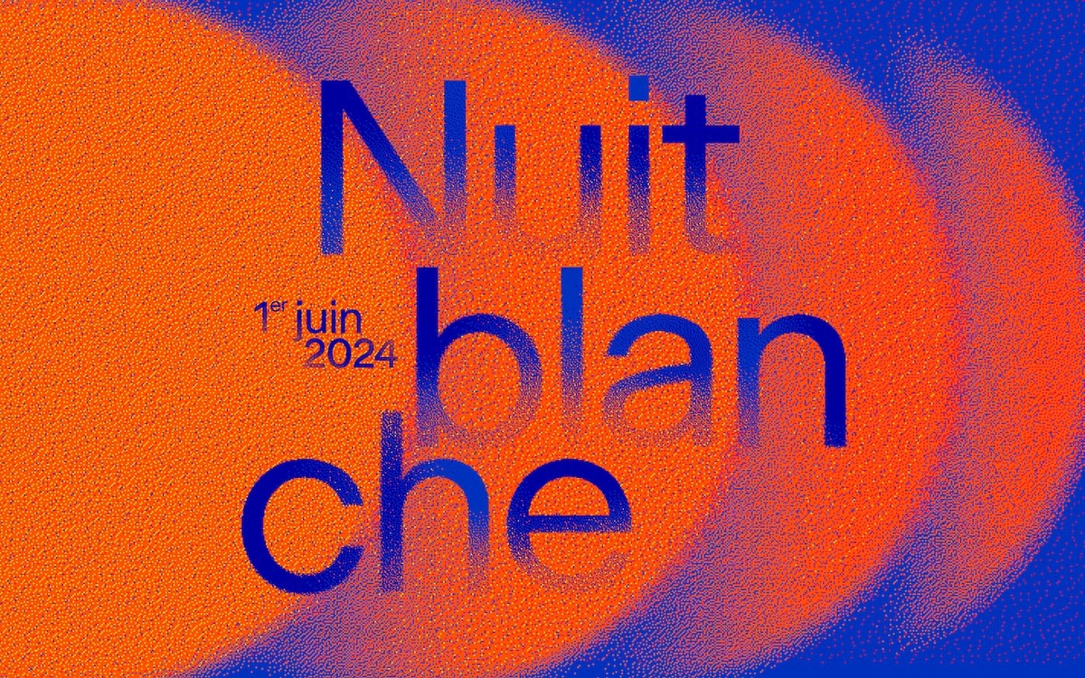 Affiche Nuit Blanche 2024, 1er juin 2024