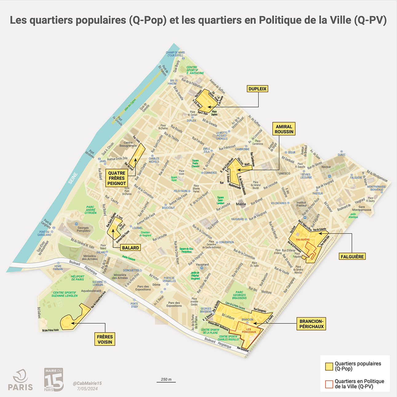 Les Quartiers Prioritaires Politique De La Ville Mairie Du 15 