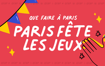 Affiche paris fête les jeux olympiques