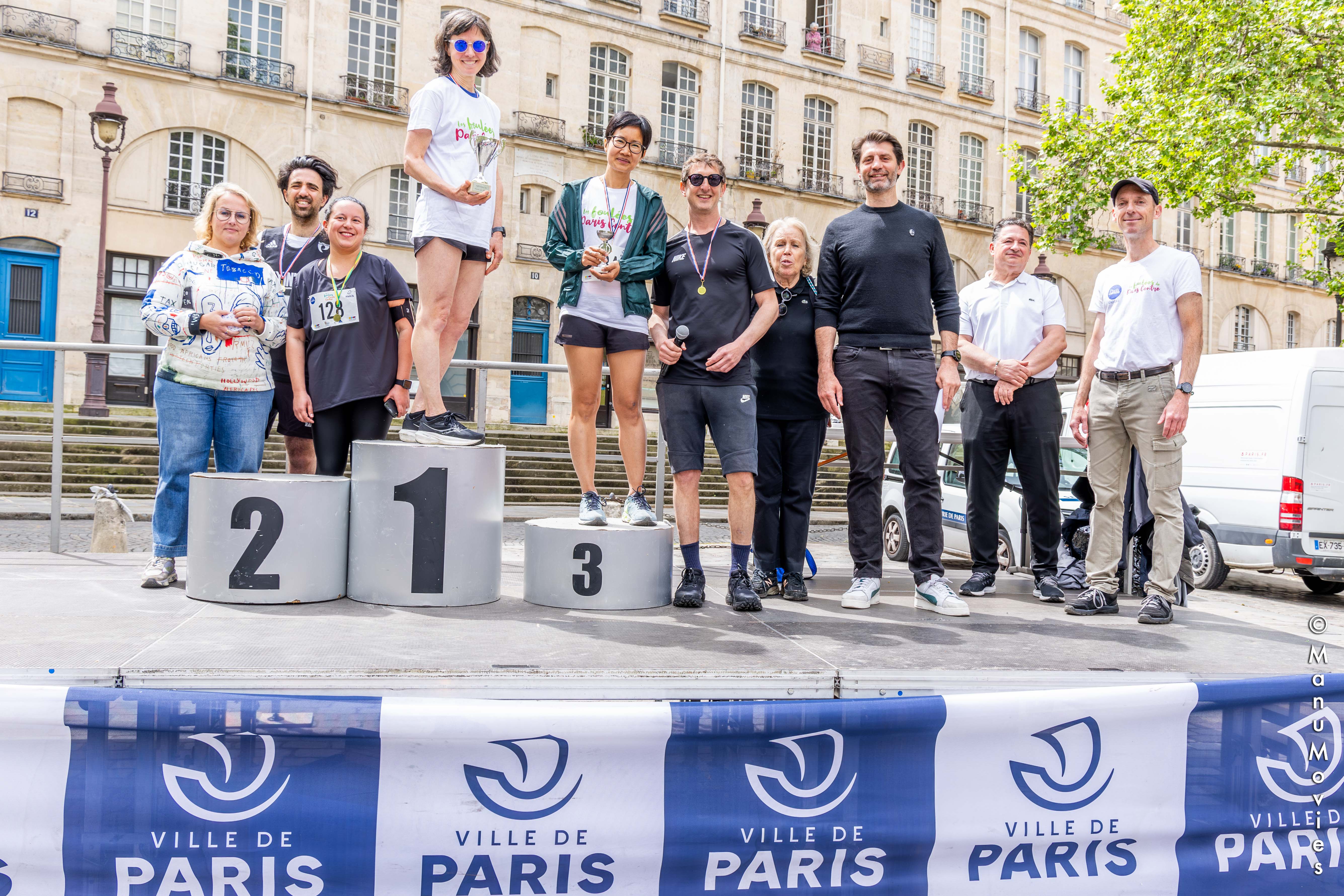 photo de la course des foulées de Paris Centre 