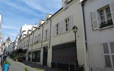Vue de la rue Saint Blaise dans le 20e arrondissement