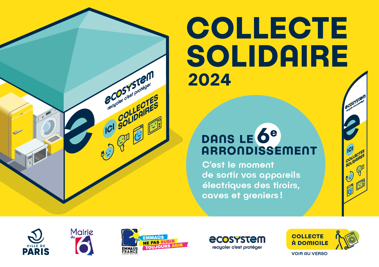 Affiche Collecte Solidaire 2024 - 1/2