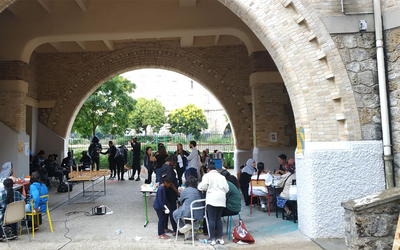 Fête de quartier à Ménilmontant
