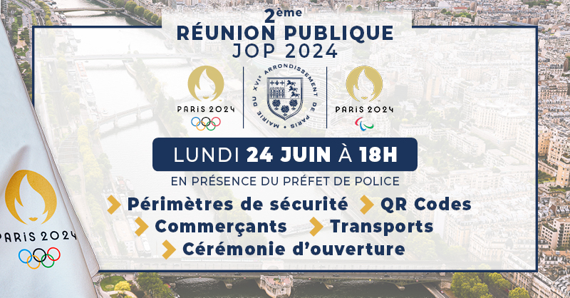 réunion avec le préfet de police sur les jeux olympiques