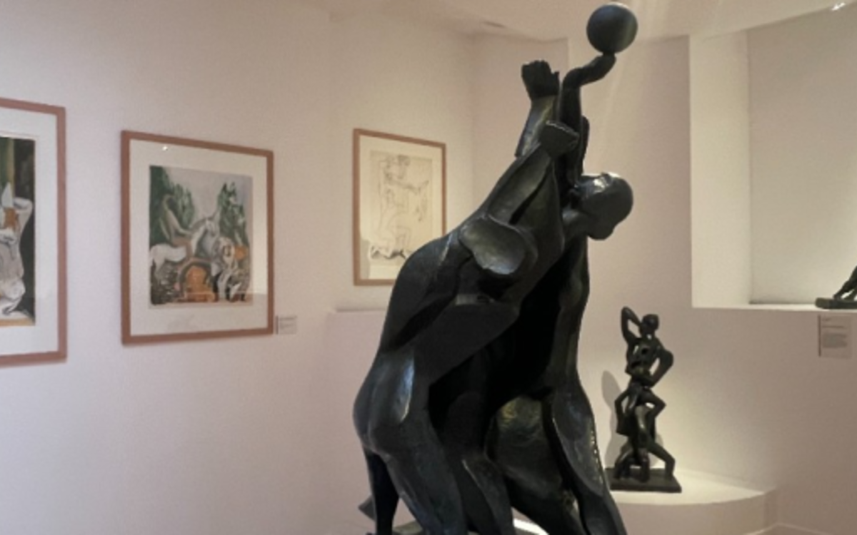 Illustration de l'exposition : la sculpture sport de combat