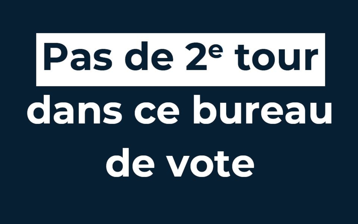 pas de 2e tour des élections législatives dans le 19e