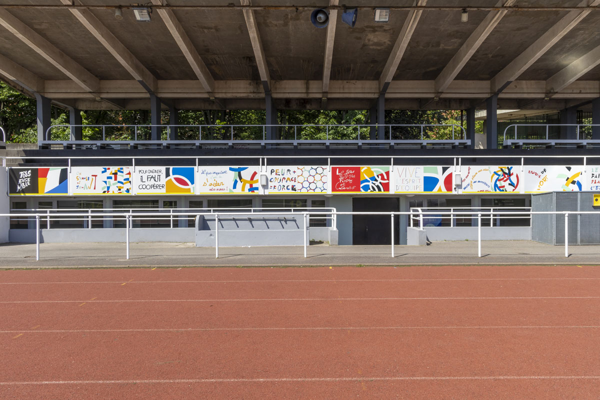 Photo d' Esprit d'équipe au centre sportif Louis Lumière