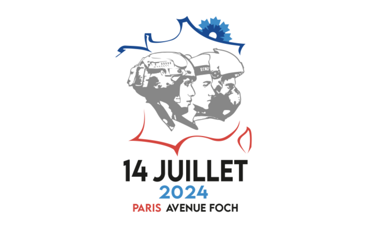 visuel sur le défilé du 14 juillet
