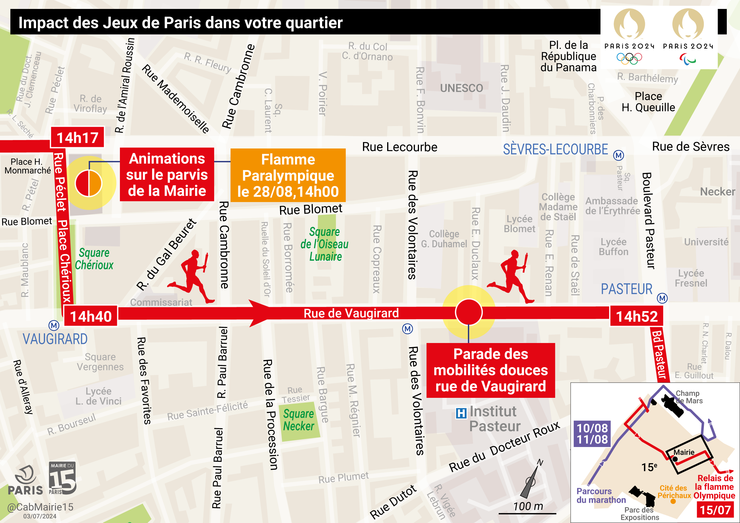 Jeux de Paris dans le 15e, découvrez la carte