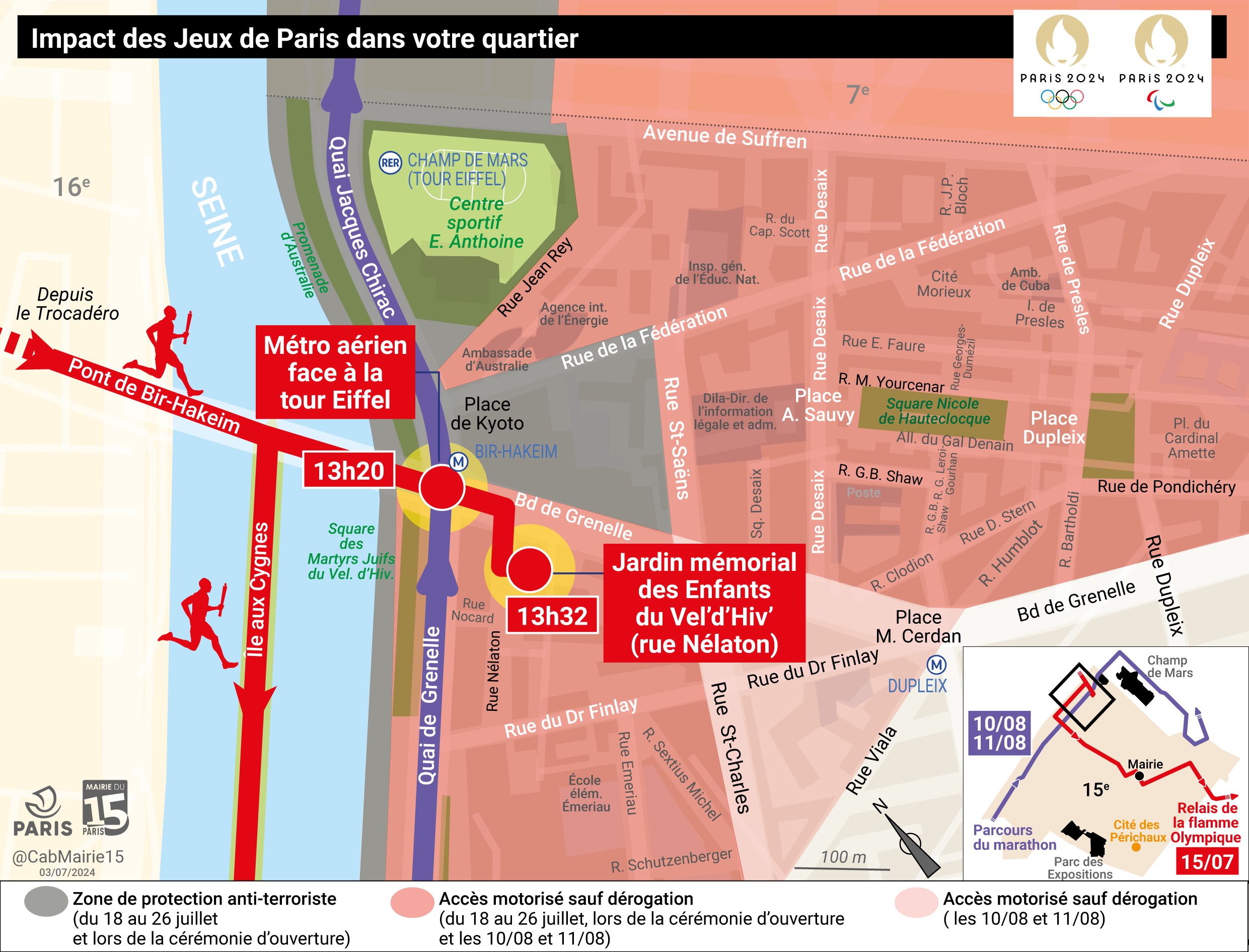 Jeux de Paris dans le 15e, découvrez la carte