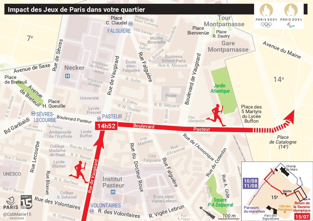 Jeux de Paris dans le 15e, découvrez la carte