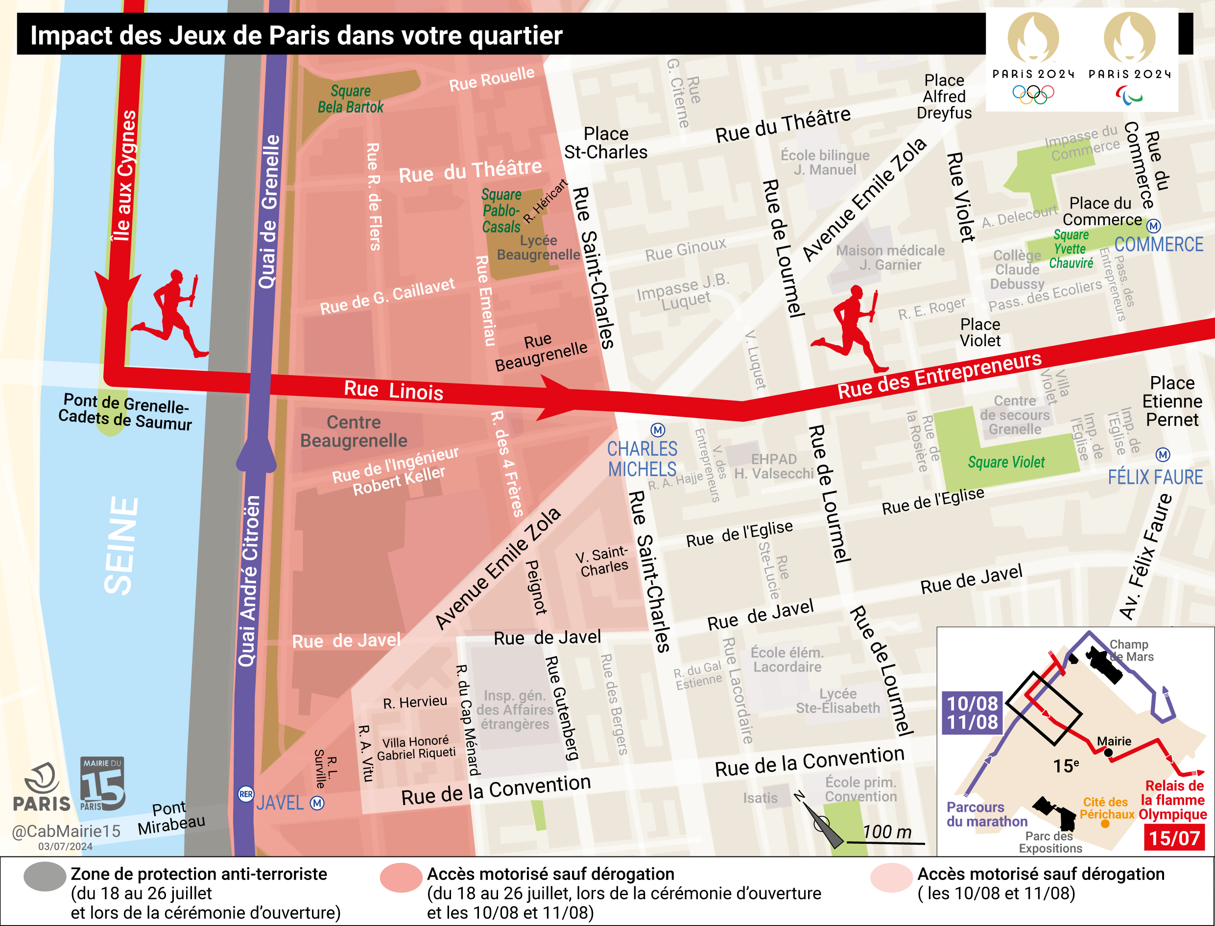 Jeux de Paris dans le 15e, découvrez la carte