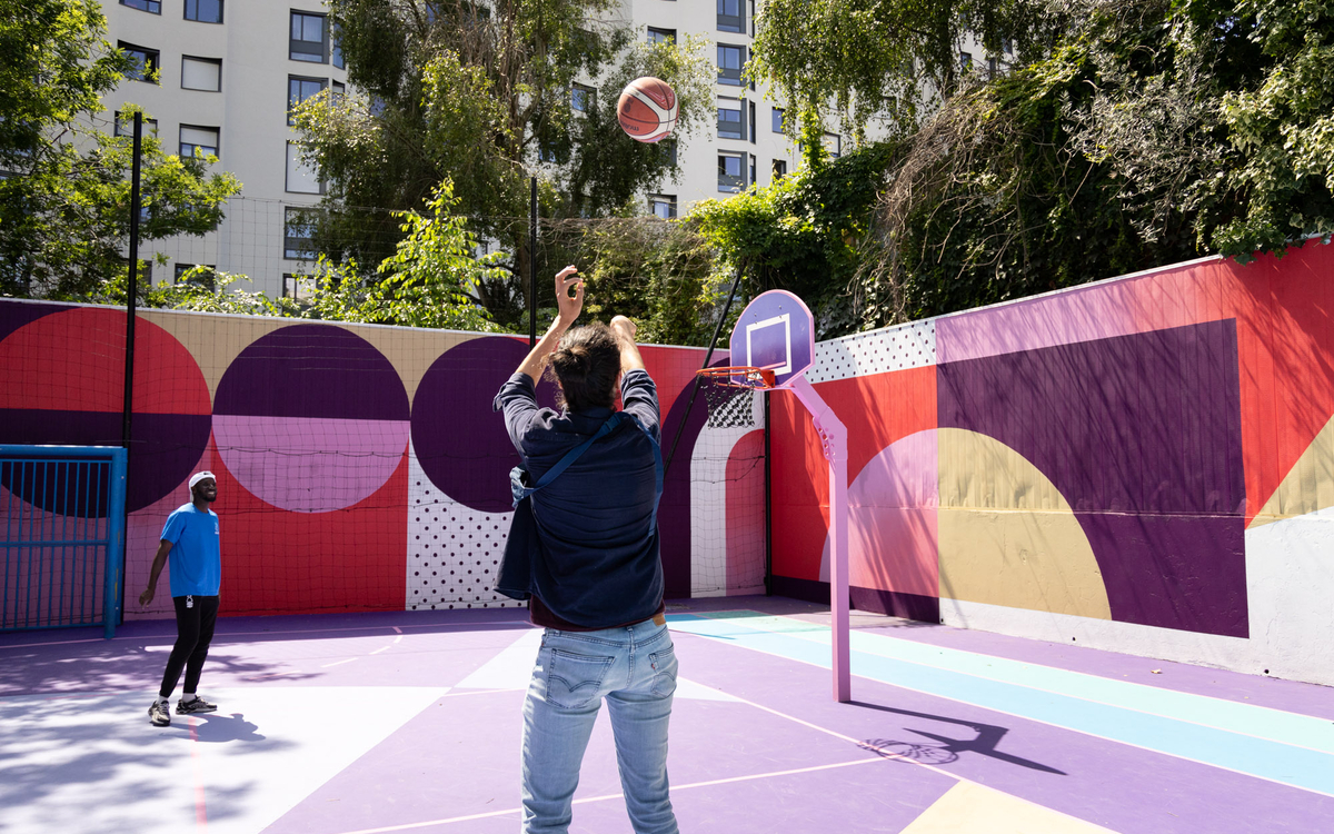 Situé dans le quartier de Belleville, le TEP Eudy Simelane vient d'être rénové.