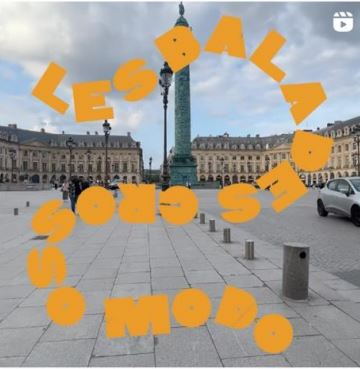 Capture d'écran de la page Instagram