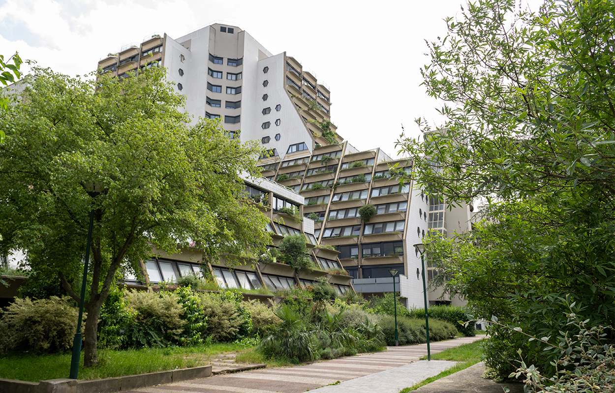 Un des immeubles du secteur Orgues de Flandres