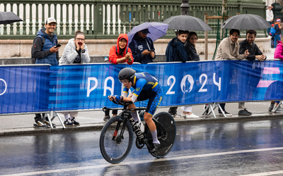 Cyclisme contre la montre.