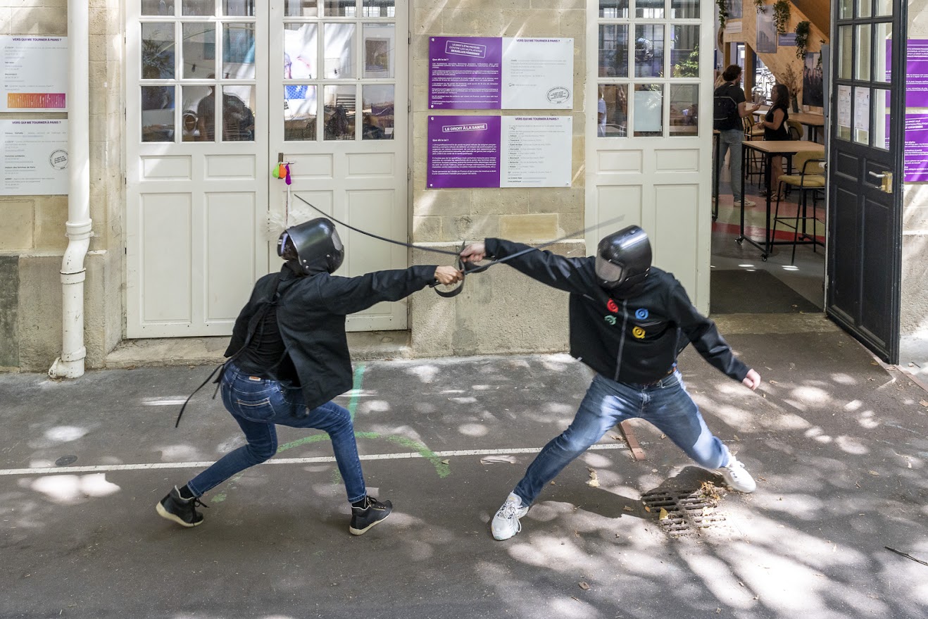 Match d'escrime à la cité audacieuse