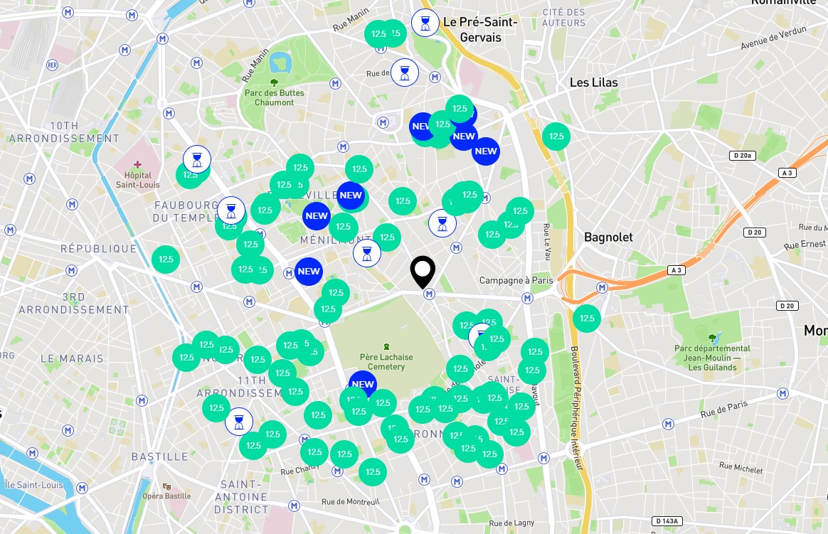 Plan de stationnement vélo 12.5