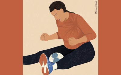 Illustration de la sportive Emma Sicard