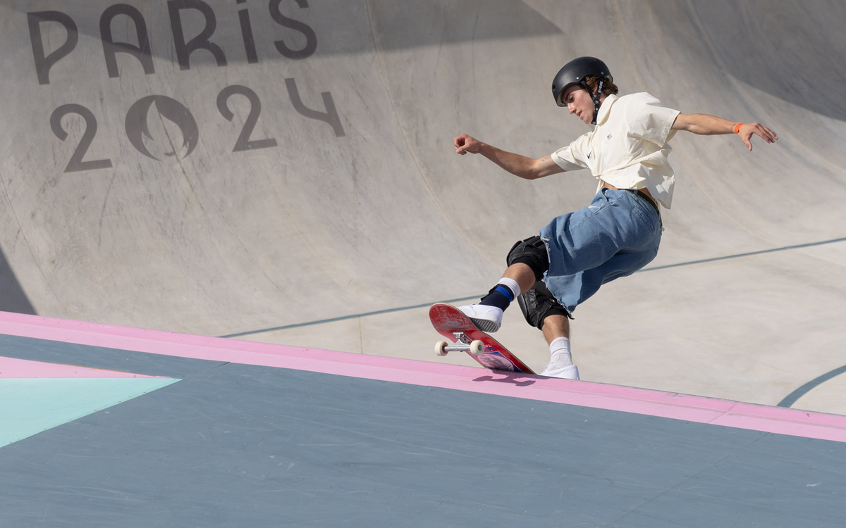 Skateboard park sur le site de Concorde