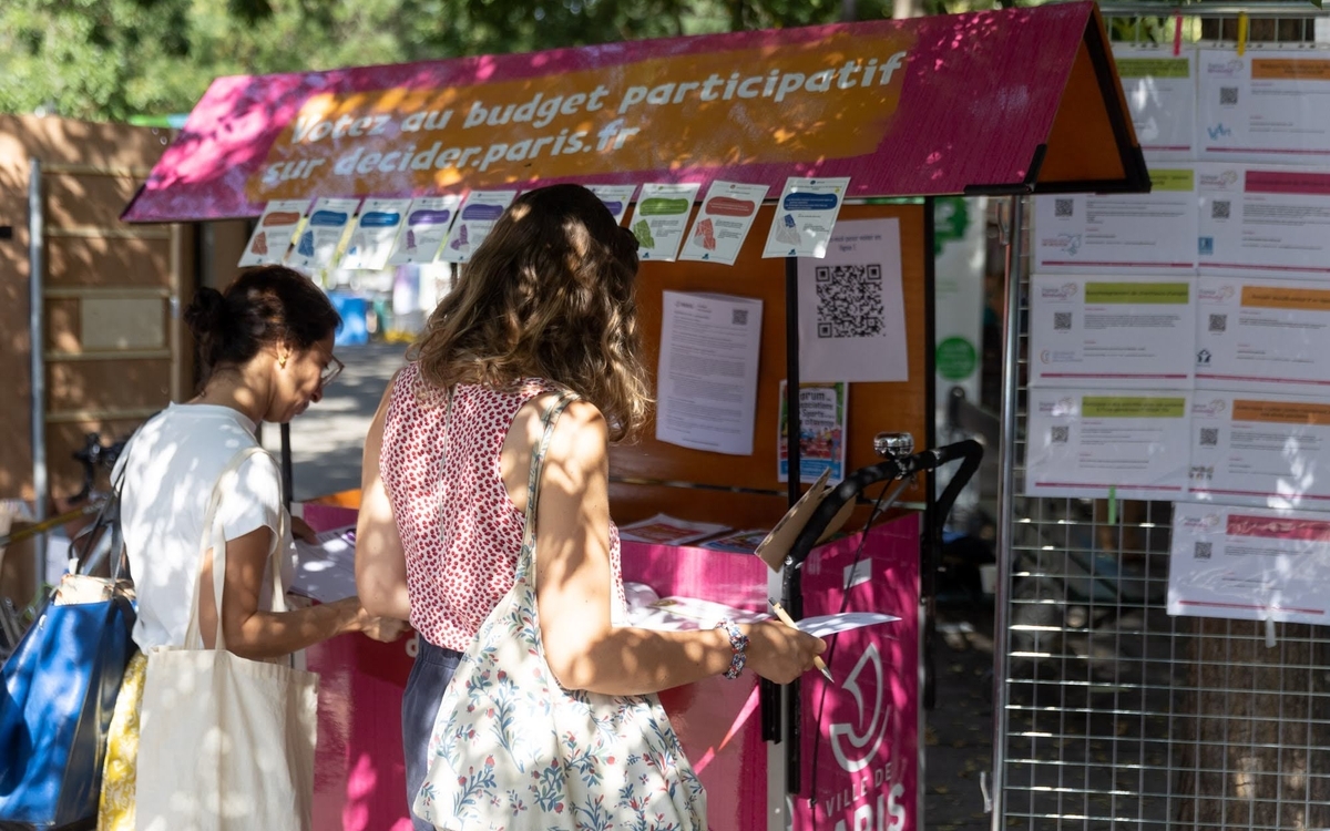 Urne mobile de vote pour le budget participatif