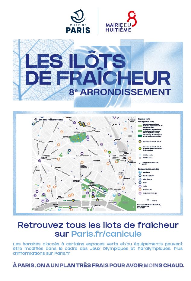 information îlots de fraicheur pour canicule