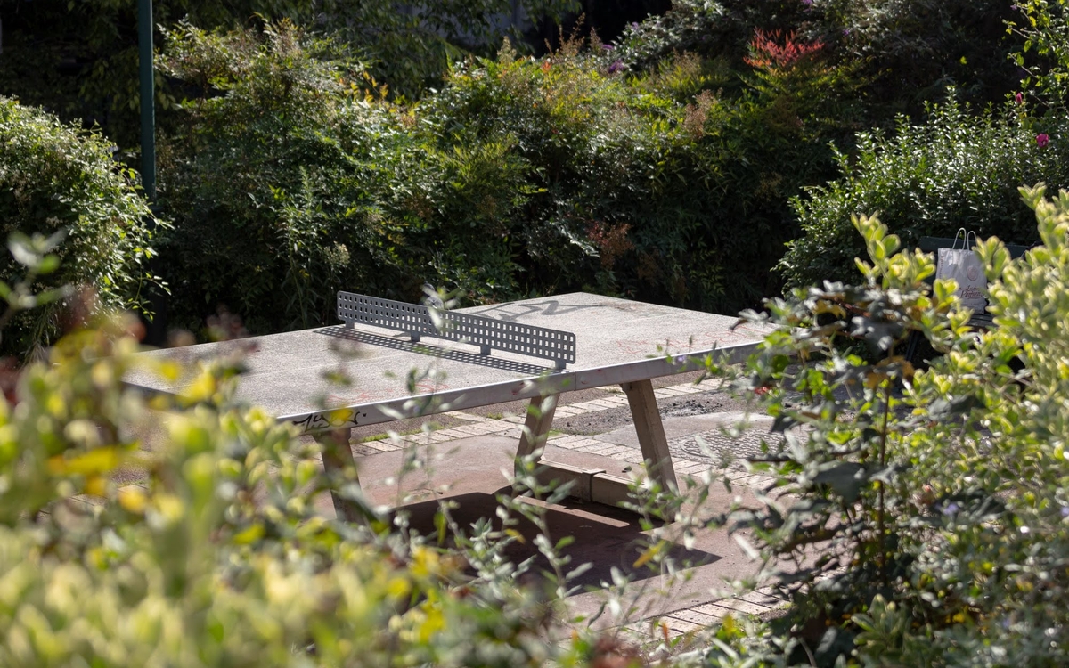 table de ping pong jardin de l'observatoire