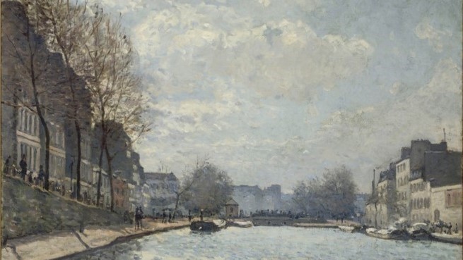 Peinture du canal Saint-Martin