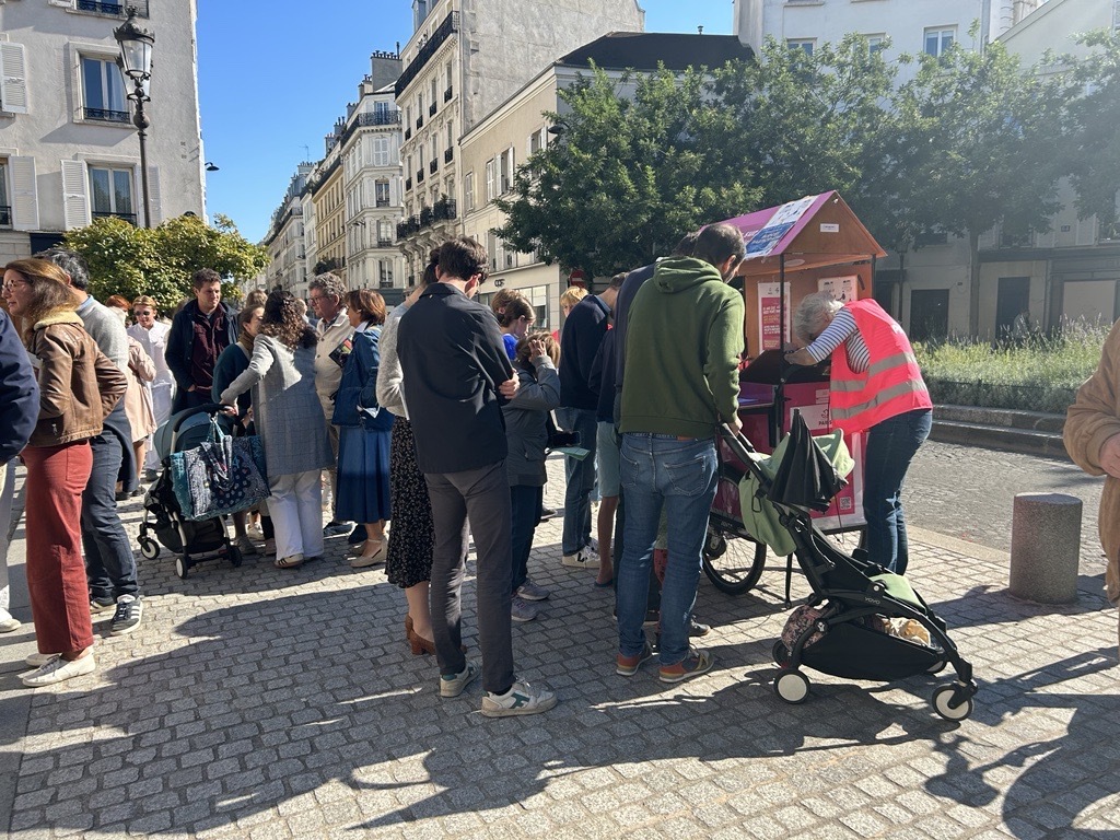 Photo d'urne mobile dans l'arrondissement