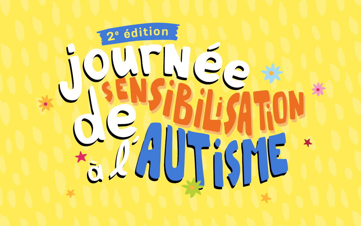 affiche de la journée de sensibilisation à l'autisme