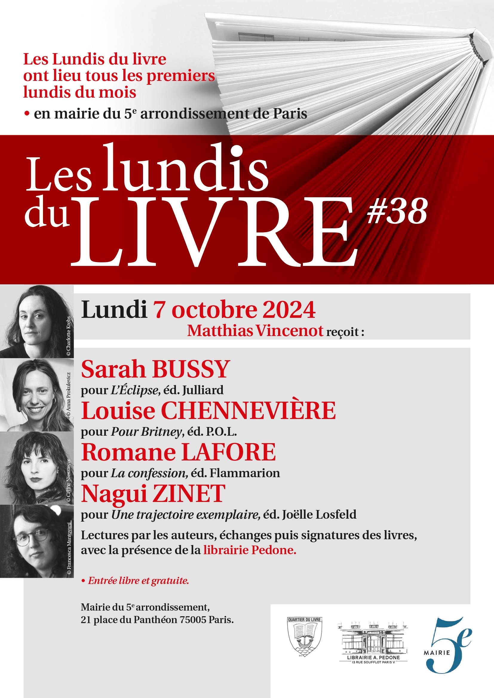 Affiche lundis du livre