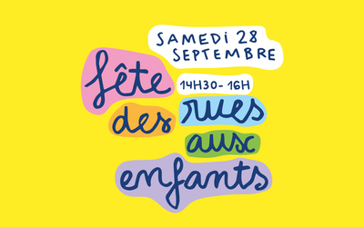 Visuel fête des rues aux enfants