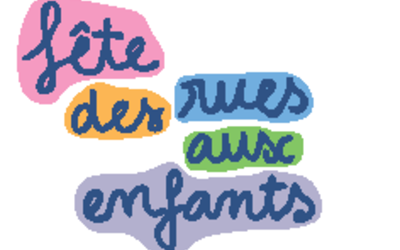 Logo de la fêtes des rues aux enfants 