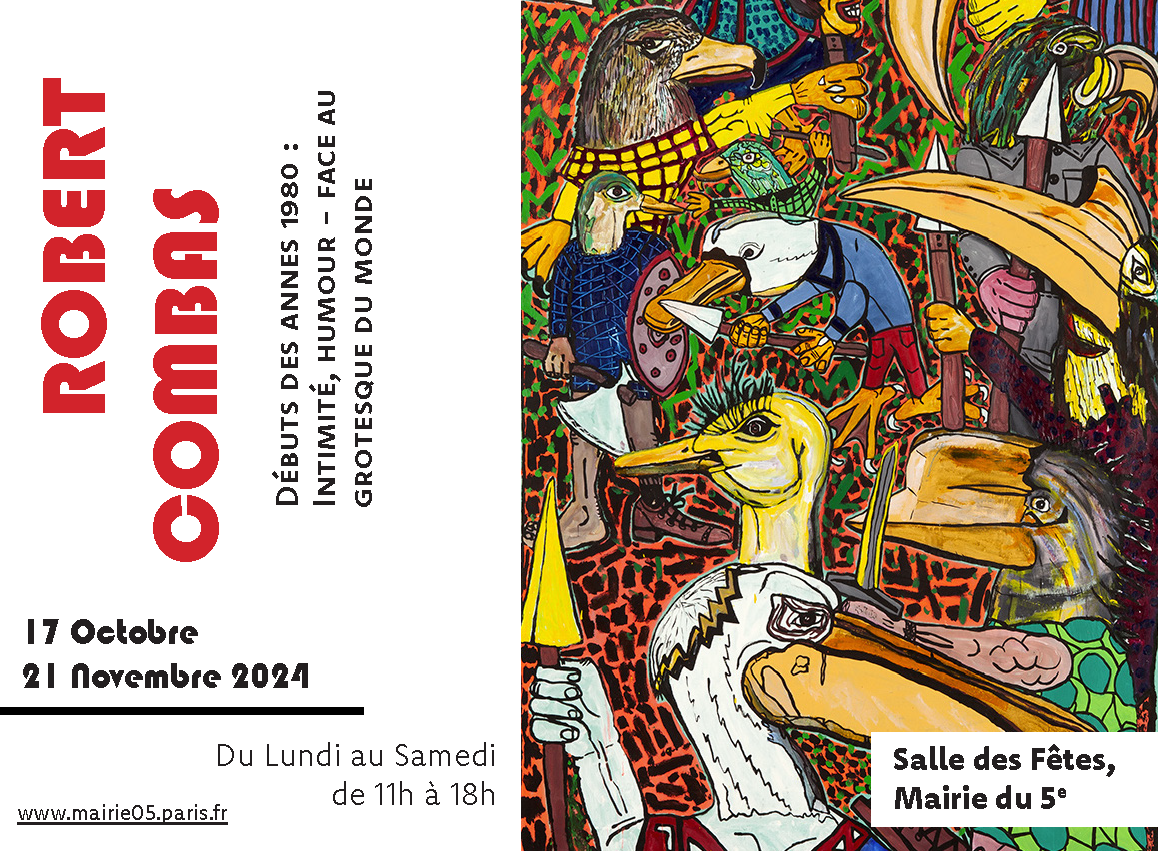 Invitation vernissage Robert Combas